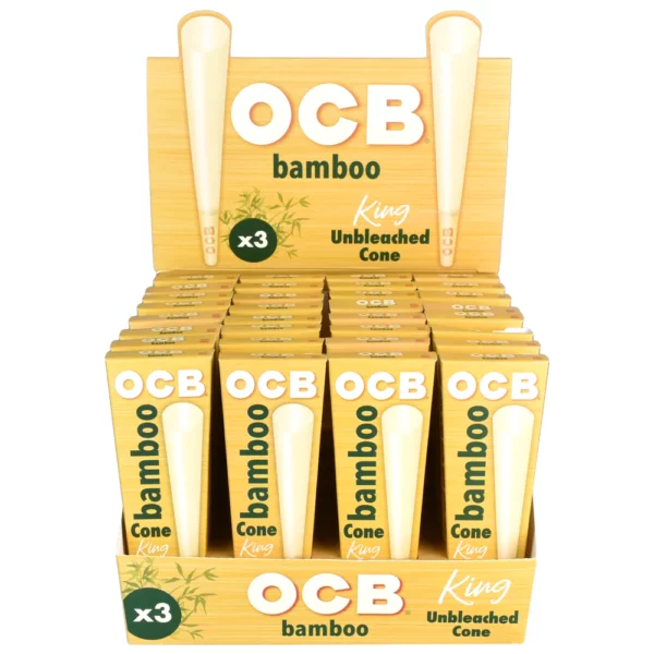 OCB Cones Bamboo King 3pk