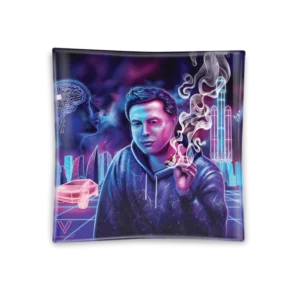 V Syndicate Glass Ashtray