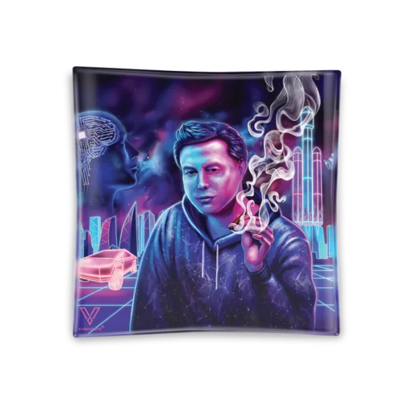 V Syndicate Glass Ashtray