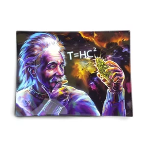 V Syndicate Small Glass Rolling Tray