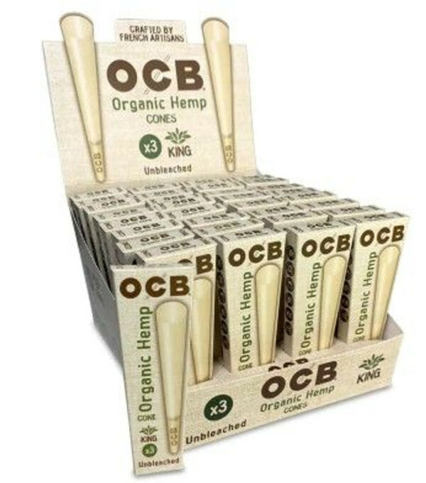 OCB Cones Hemp King 3pk