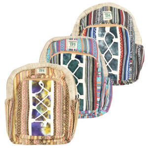 Threadheads Tie-Dye Laced Front Hemp Backpack