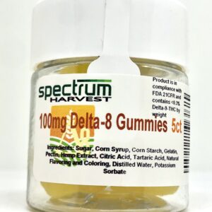 Spectrum Harvest Delta 8 Gummies 100mg 5ct