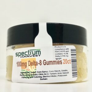 Spectrum Harvest Delta 8 Gummies 100mg 20ct