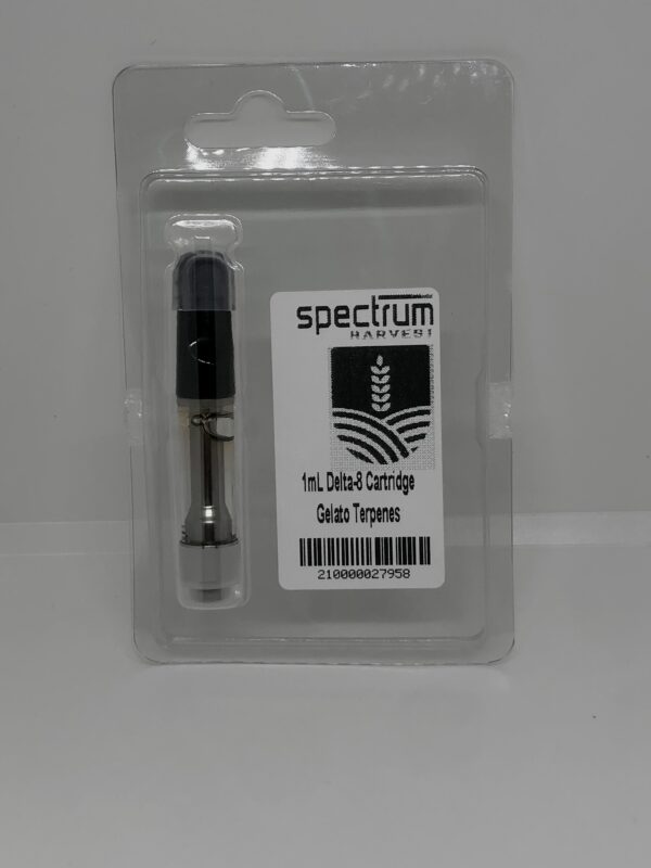 Spectrum Harvest Delta 8 Cartridge 1000mg Gelato