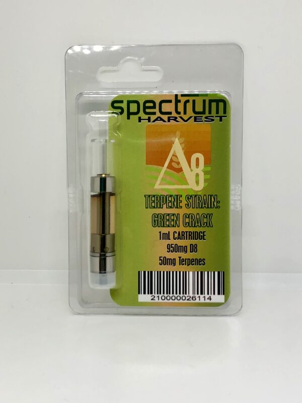 Spectrum Harvest Delta 8 1000mg Cartridge Green Crack